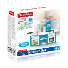 Fisher Price Kids Electronic Toy Double Kitchen Playset 
