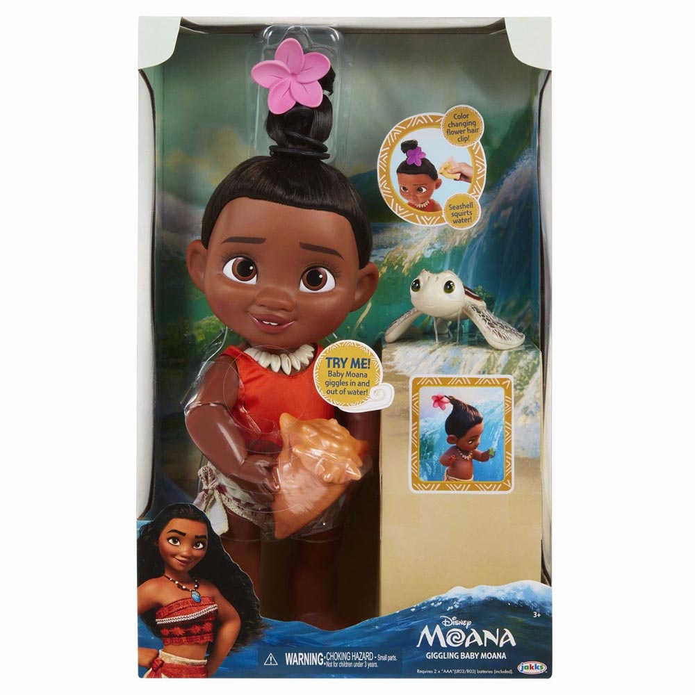 giggling baby moana doll